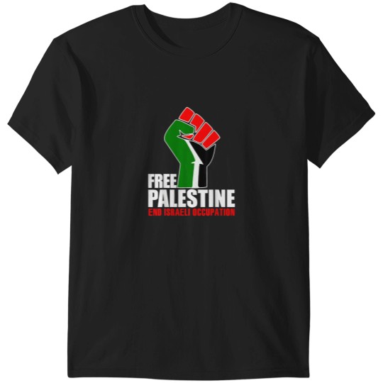 Discover Free Palestine End Israeli Occupation T-Shirts