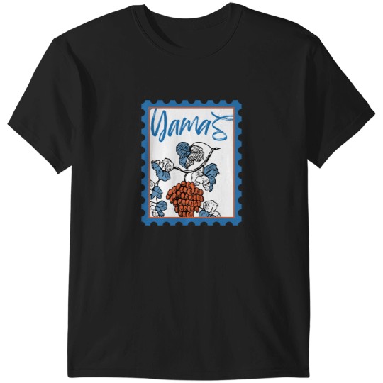 Discover Yamas Greek Post Stamp T-Shirts