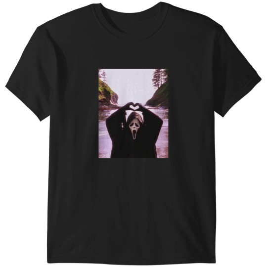 Discover Ghostface heart hands T-Shirts