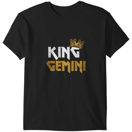 Discover Gemini gifts For men King Gemini T-Shirts