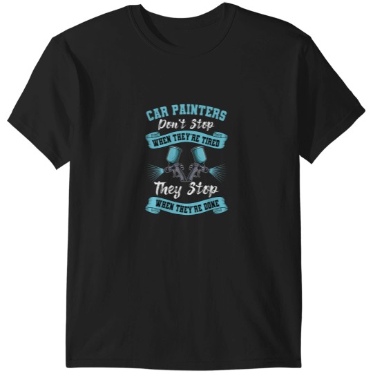 Discover Auto Body Painter Automotive Car Paint Technicia T-Shirts