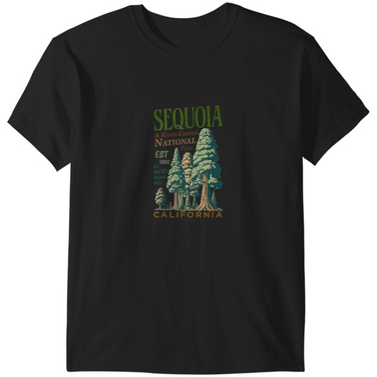 Discover Sequoia Kings Canyon National Parks T-Shirts