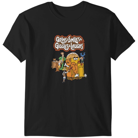 Discover Grins Smiles Giggles Laughs Cereal T-Shirts