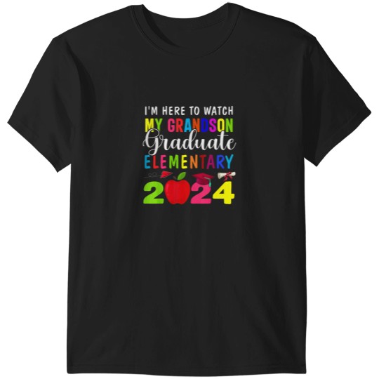Discover My Grandson Graduated Elementary Class Of 2024 G T-Shirts