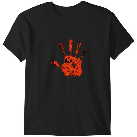 Discover Pushead Hand Of Fear Alt 6 T-Shirts