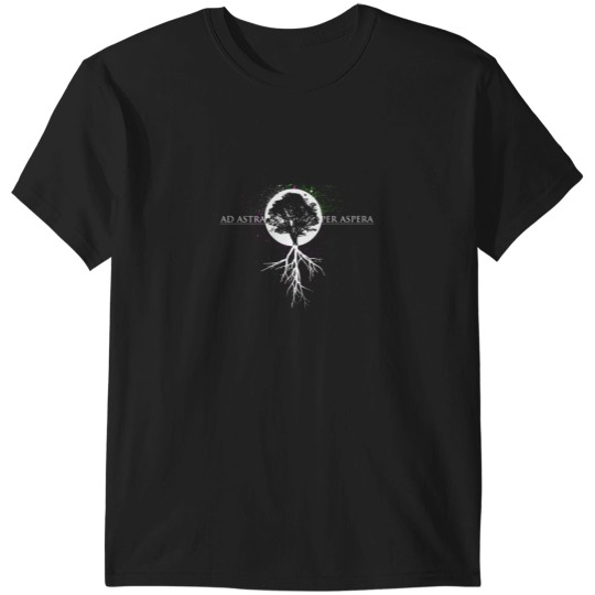 Discover Ad Astra Per Aspera  Cosmic Tree T-Shirts