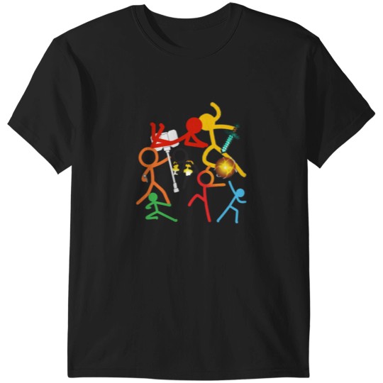 Discover Alan Becker Five Stick Figures    : Alan Animation Becker Shirt , Alan Becker T-Shirts