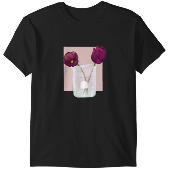 Discover Tulips in Beaker Active T-Shirts