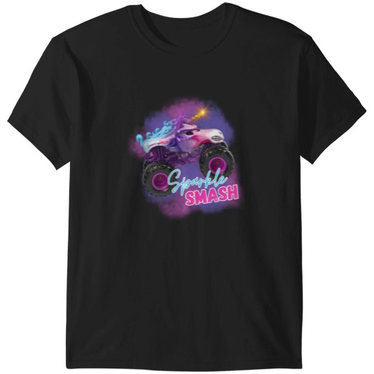 Discover Sparkle Smash Monster Truck Shirt, Unicorn Monster Truck T-Shirts