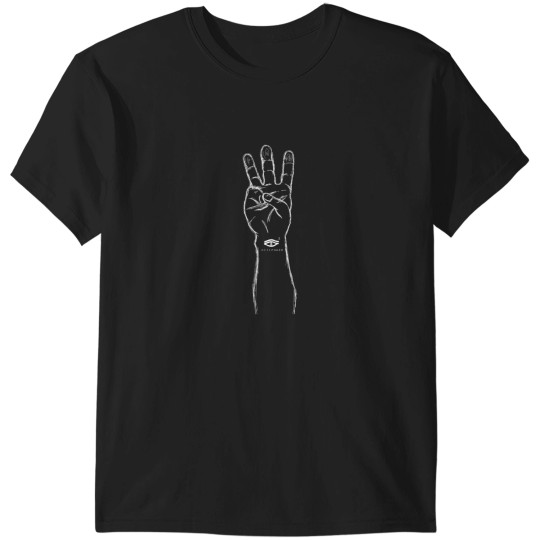 Discover HiiiPOWER Hand Version White T-Shirts
