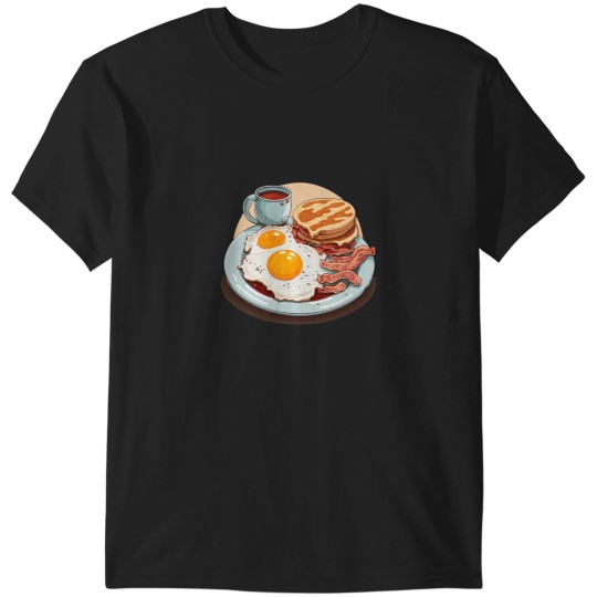 Discover Breakfast Time.American Breakfast T-Shirts
