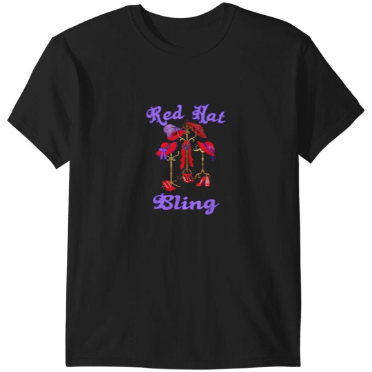 Discover Red Hat Bling  Style T Shirt T-Shirts