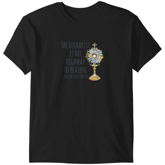 Discover Blessed Carlo Acutis Eucharistic Miracles Highway To Heaven 224 T-Shirts