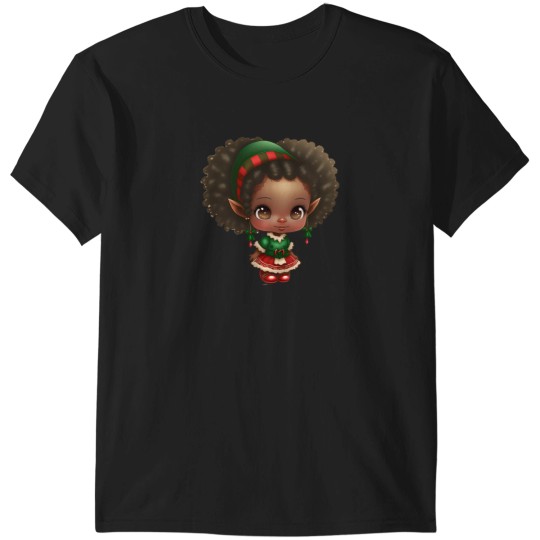 Discover Afro-Fabulous Christmas Elf T-Shirts