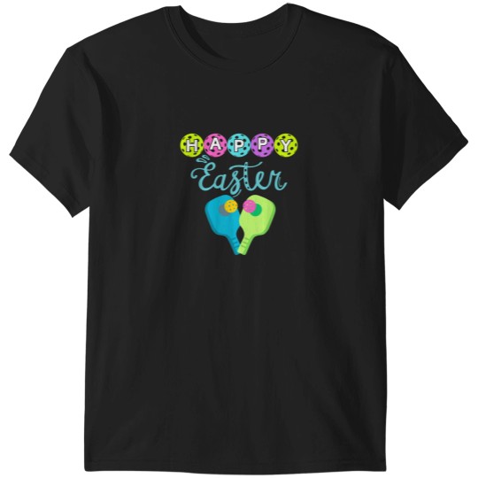 Discover Happy Easter Pickleballs Paddles Pickleball Play T-Shirts