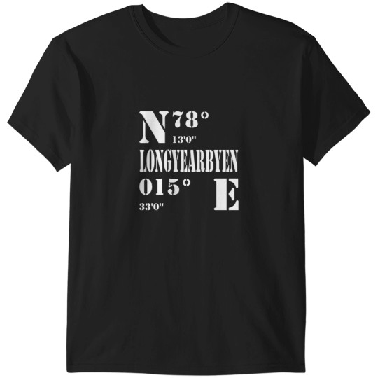 Discover Longyearbyen, Svalbard, Norway T-Shirts