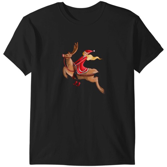 Discover Ride 'Em Reindeer T-Shirts