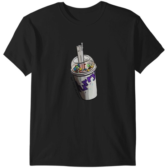 Discover But First M&amp_M McFlurry Ice Cream Illustration T-Shirts