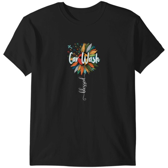 Discover Car Wash Blessed Car Wash T-Shirts