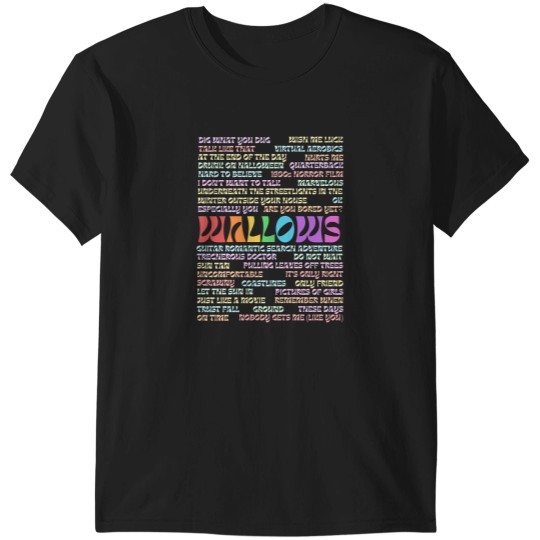 Discover Wallows Rainbow Songs T-Shirts