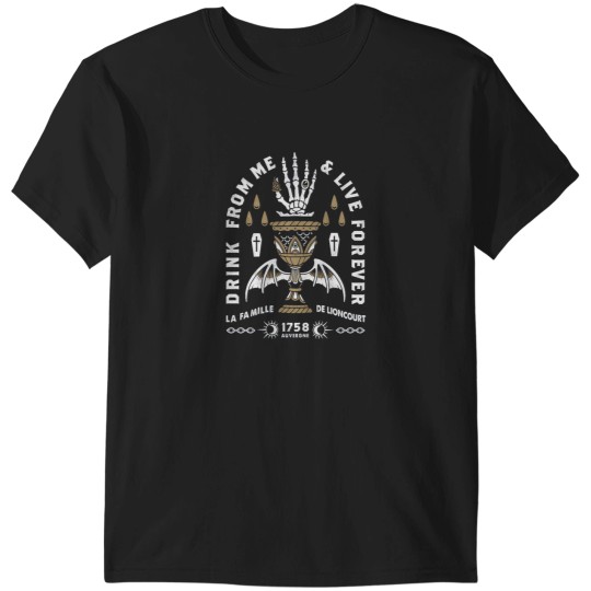 Discover Drink From Me - Lestat Vampire T-Shirts