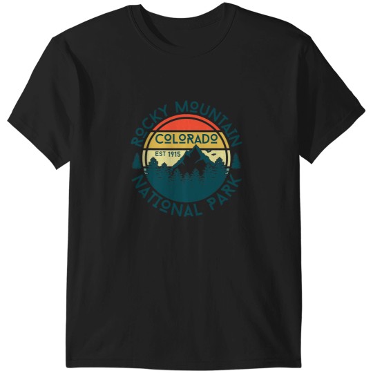Discover Rocky Mountain National Park Colorado Hiking Nature Outdoors T-Shirts