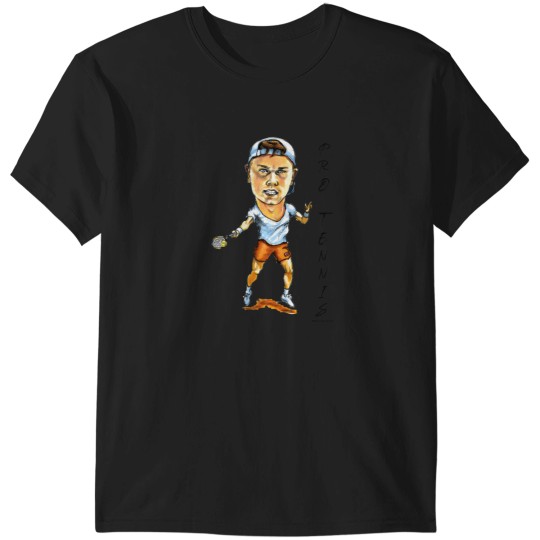 Discover Holger Rune Tennis Pro Caricature T-Shirts