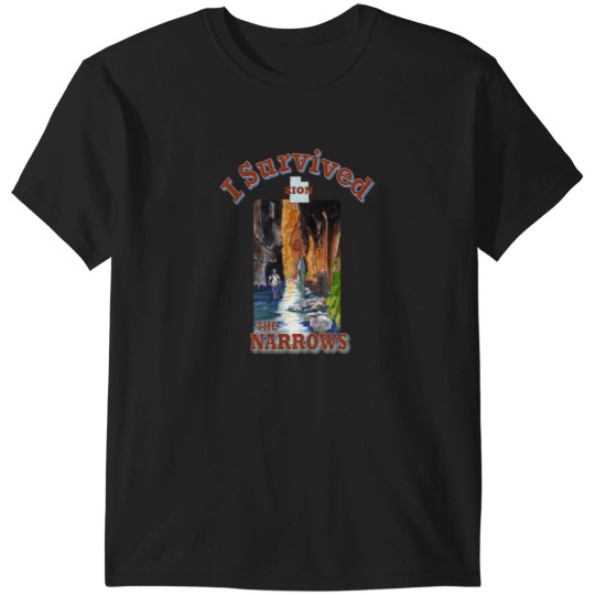 Discover I Survived The Narrows Hike Zion National Park T-Shirts
