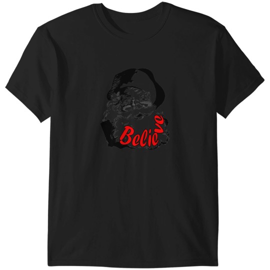 Discover 1980S Nostalgic Vintage Christmas Believe In Santa T-Shirts