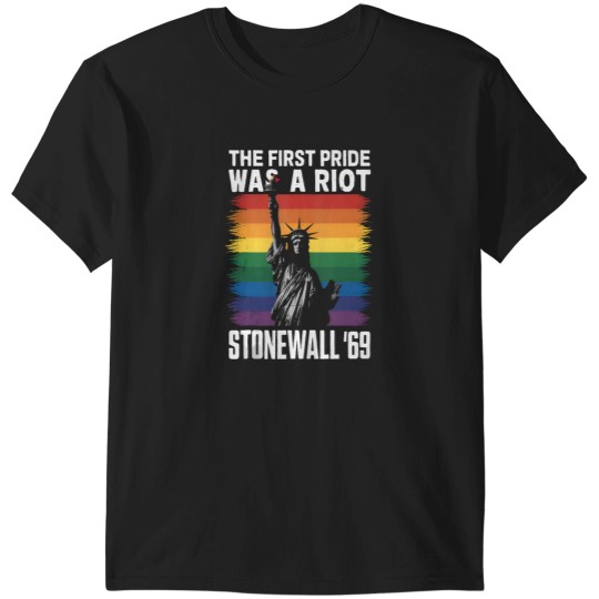 Discover Stonewall Riot LGBT History Pride Was A Riot Gay Pride Month Tank Top T-Shirts