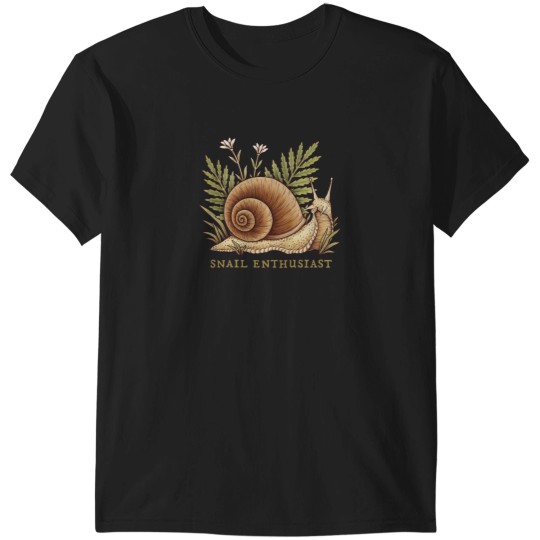 Discover Cute Snail Cottagecore T-Shirt