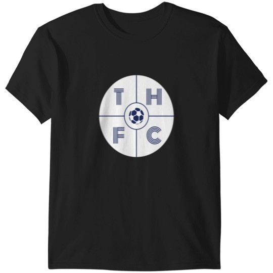 Discover Tottenham Hotspurss THFC Circle Minimalist Artwork T-Shirts