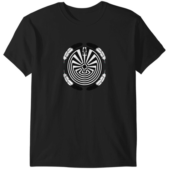 Discover Tohono O'Odham Nation - Native American Symbol - Man In The Maze 106 T-Shirts