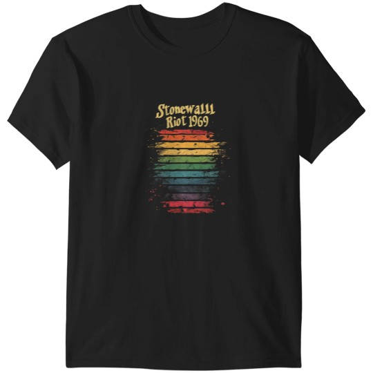 Discover Gay Pride Month Rainbow Flag Stonewall Riot 1969 LGBTQ T-Shirts