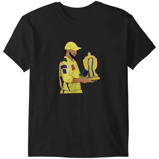 Discover MS Dhoni CSK 2021 IPL Winners T-Shirts