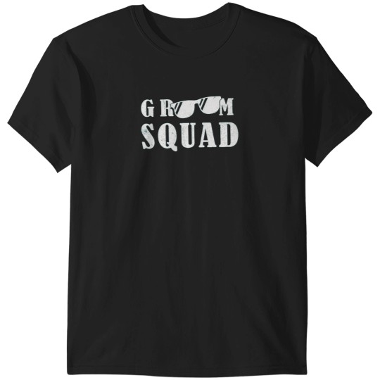 Discover Groom Squad Groomsmen Funny Stag Bachelor Party T-Shirts