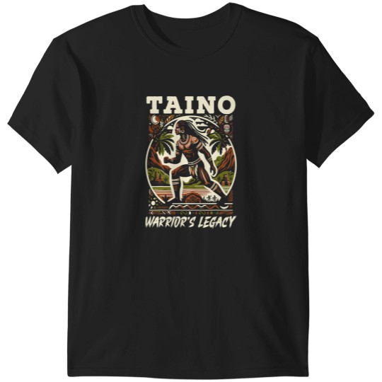 Discover Taino Warrior Puerto Rico Indigenous Carribbean Culture T-Shirts