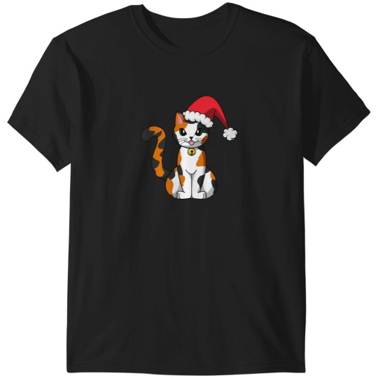 Discover Santa Cat - Calico T-Shirts