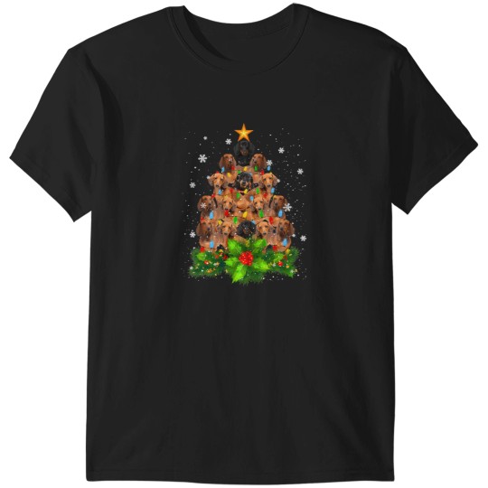 Discover Dachshund Christmas Tree Dachshund T-Shirts