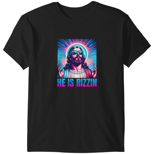 Discover Jesus Is Rizzin Cool Jesus He Is Risen T-Shirts