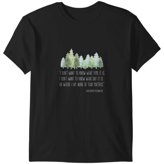 Discover Into the Wild with Christopher McCandless T-Shirts