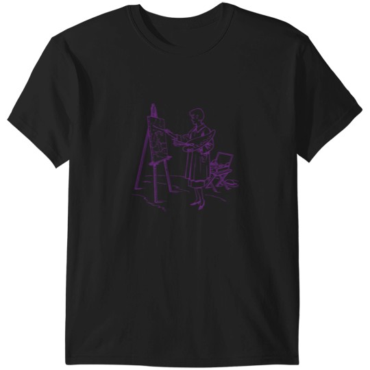 Discover drawing a painting T-Shirts