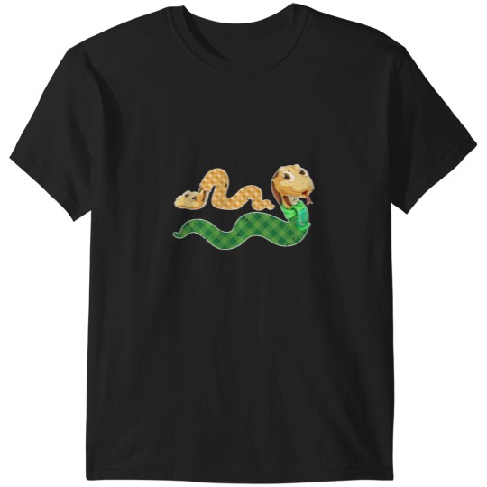 Discover Drawing of Snakes with Clothes for Snakes lovers T-Shirts