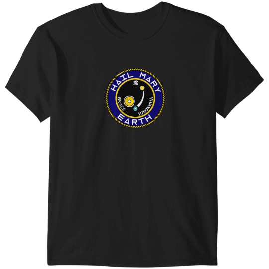 Discover Project Hail Mary Mission Crest LARGE T-Shirts