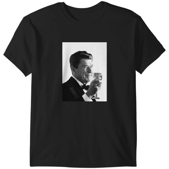 Discover President Reagan Making A Toast Graphic T-Shirts