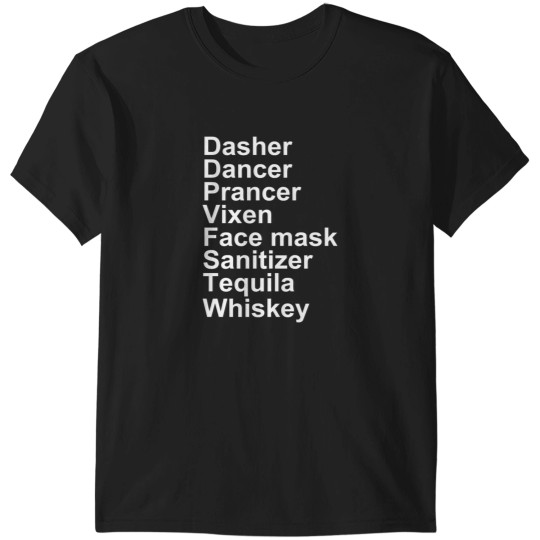 Discover Dasher Dancer Prancer Christmas Design T-Shirts