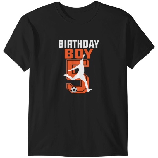 Discover 5Th Birthday Soccer  Personalised 5Th Birthday Soccer T-Shirts