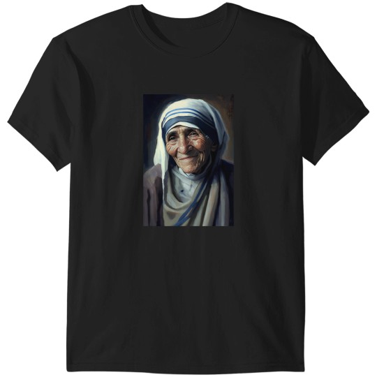 Discover Mother Teresa of Calcutta Portrait T-Shirts