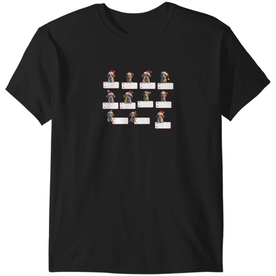 Discover Dachshund Dog Christmas Sticker Labels T-Shirts