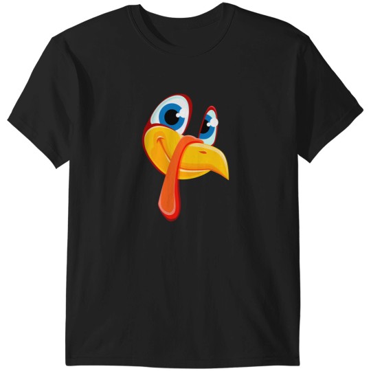 Discover Cute Turkey Face Funny Thanksgiving Day Pilgrim T-Shirts